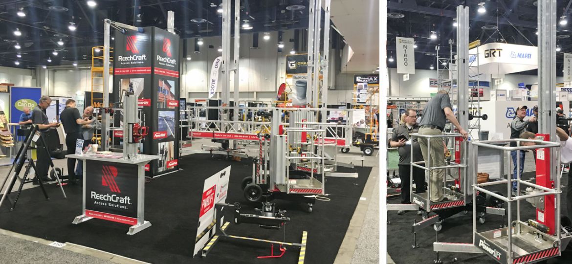 ReechCraft at the 2018 World of Concrete Expo.