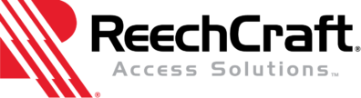 Red ReechCraft logo with text saying ReechCraft Access Solutions, registered and trademarked.